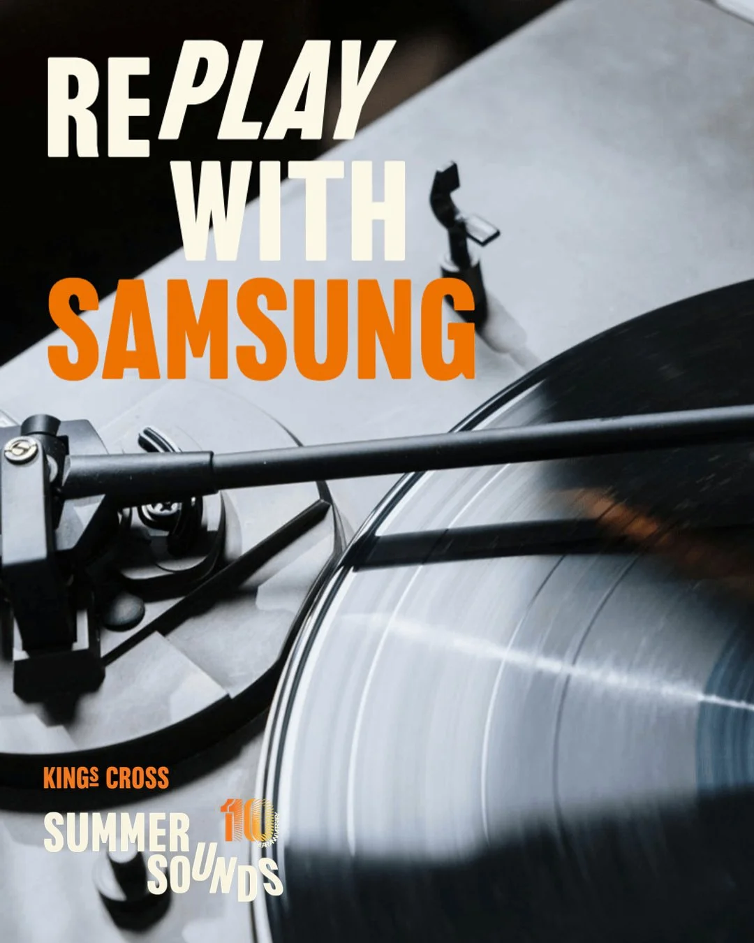 King's Cross Summer Sounds: REPLAY with Samsung.
From 18–24 August, you can relive the magic of the festival with Replay with Samsung, a week-long opportunity to listen back to specially selected moments completely free at Samsung KX in King&r