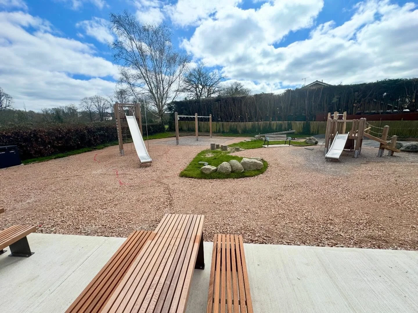 A flying Easter visit across our three Mid Sussex parks projects 🐣 

From new play opportunities at Mount Noddy, to an accessible wetland landscape at Hemsleys and Finches Field, to a more welcoming entrance and inclusive play at Victoria Park &mdas