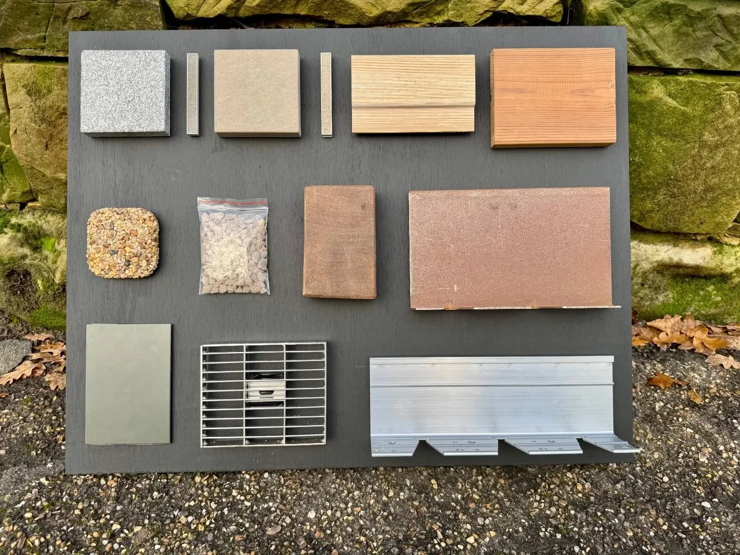 We're back in Brighton this week bringing together the materials palette for the Royal Pavilion Garden 🌿

We've been reviewing paving, timber and metalwork samples directly against the historic features of the garden, looking at how each tone and t