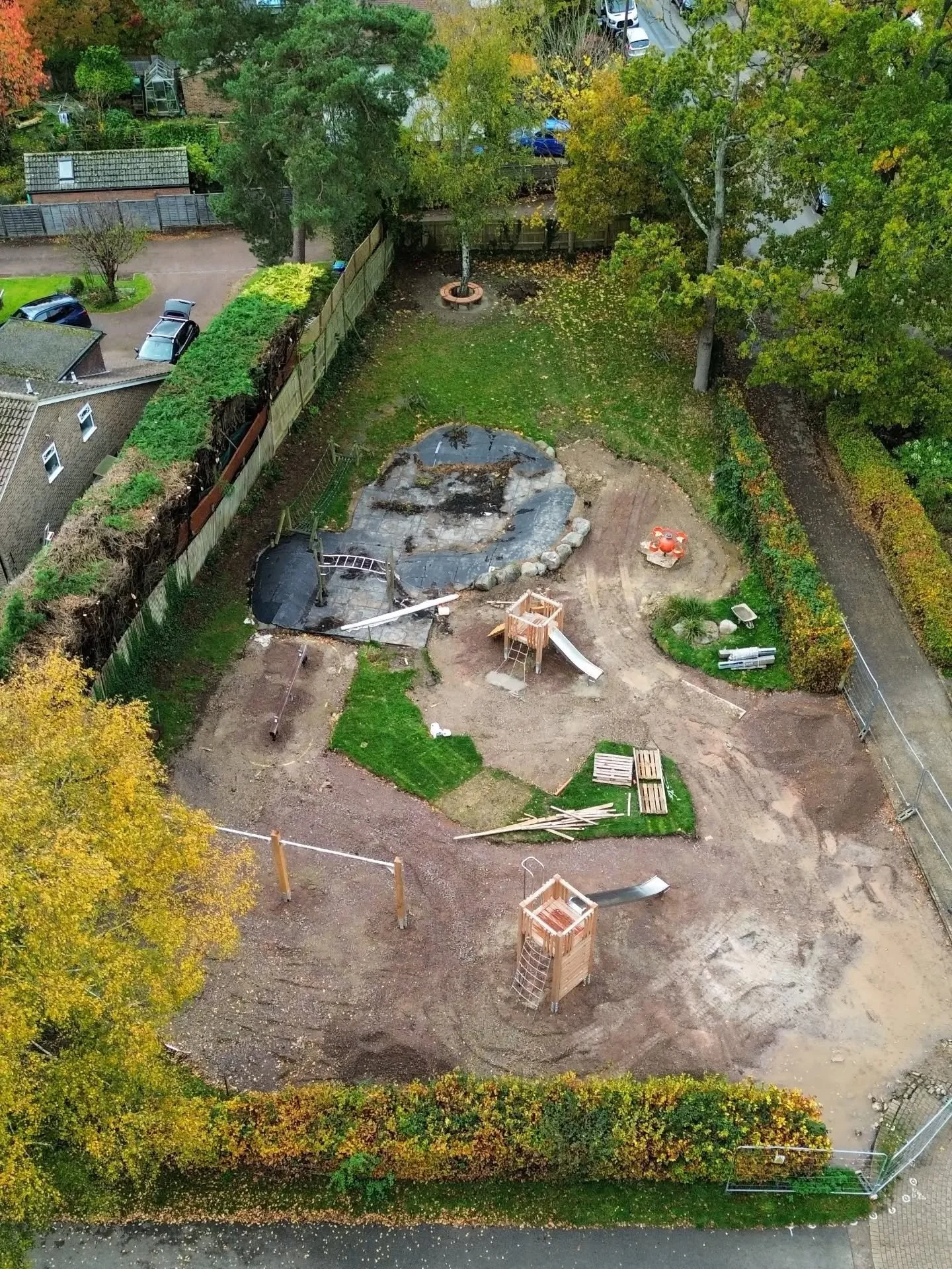 We were out on site today checking out the progress on our park projects in Mid Sussex! 👷🏽 

The new equipment for the playground at Mount Noddy has started to go in, with works continuing elsewhere around the site getting ready for planting very s