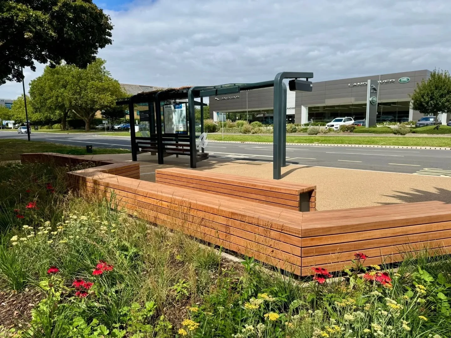 Yesterday we celebrated the opening of Manor Royal&rsquo;s very first Superhub bus stop &ndash; a project we&rsquo;ve been proud to help shape alongside so many fantastic partners.

This has been a true collaboration, with essential contributions fr