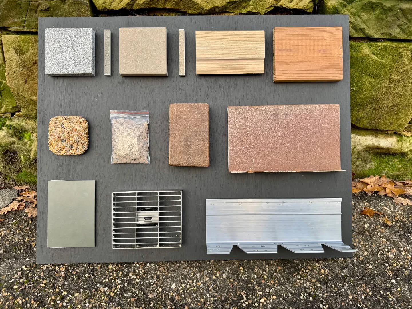 We're back in Brighton this week bringing together the materials palette for the Royal Pavilion Garden 🌿

We've been reviewing paving, timber and metalwork samples directly against the historic features of the garden, looking at how each tone and t