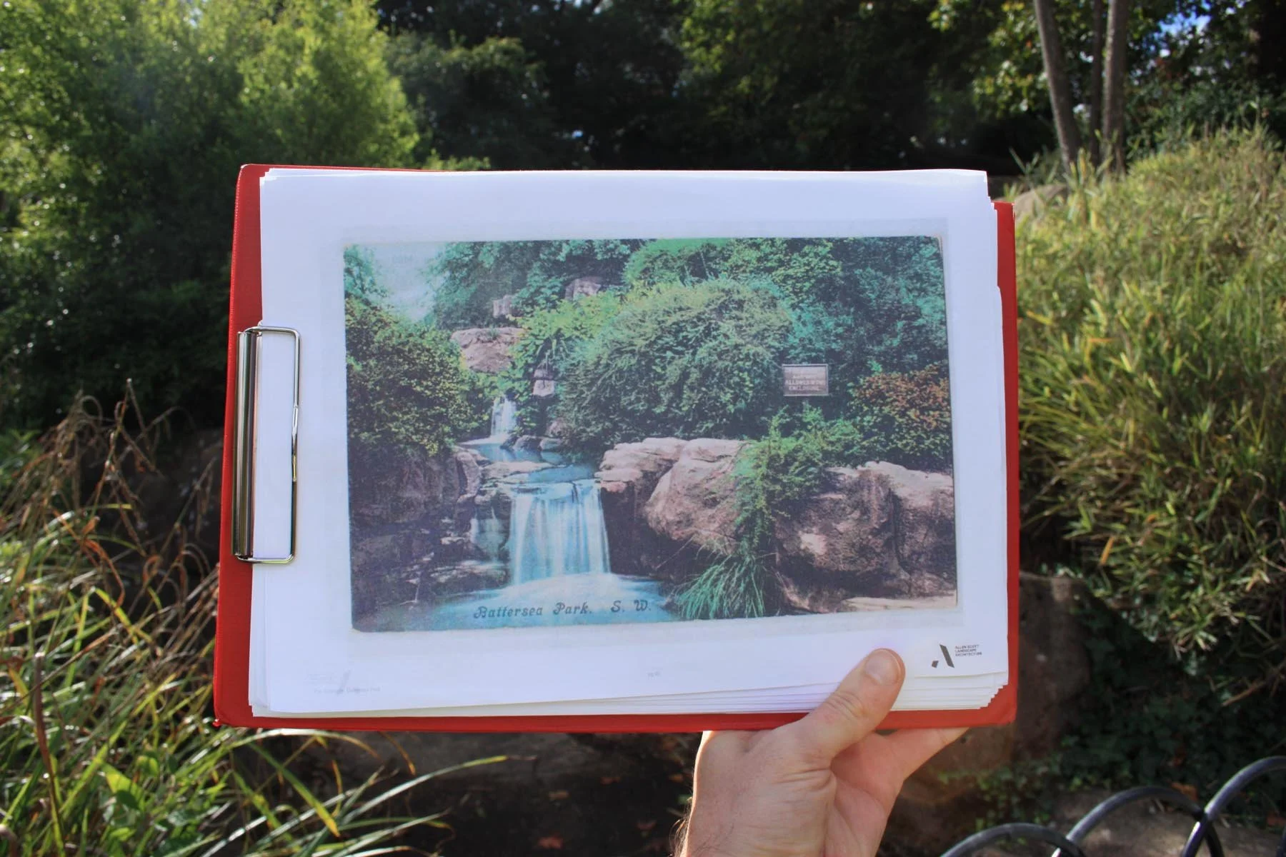 Battersea Park Cascades