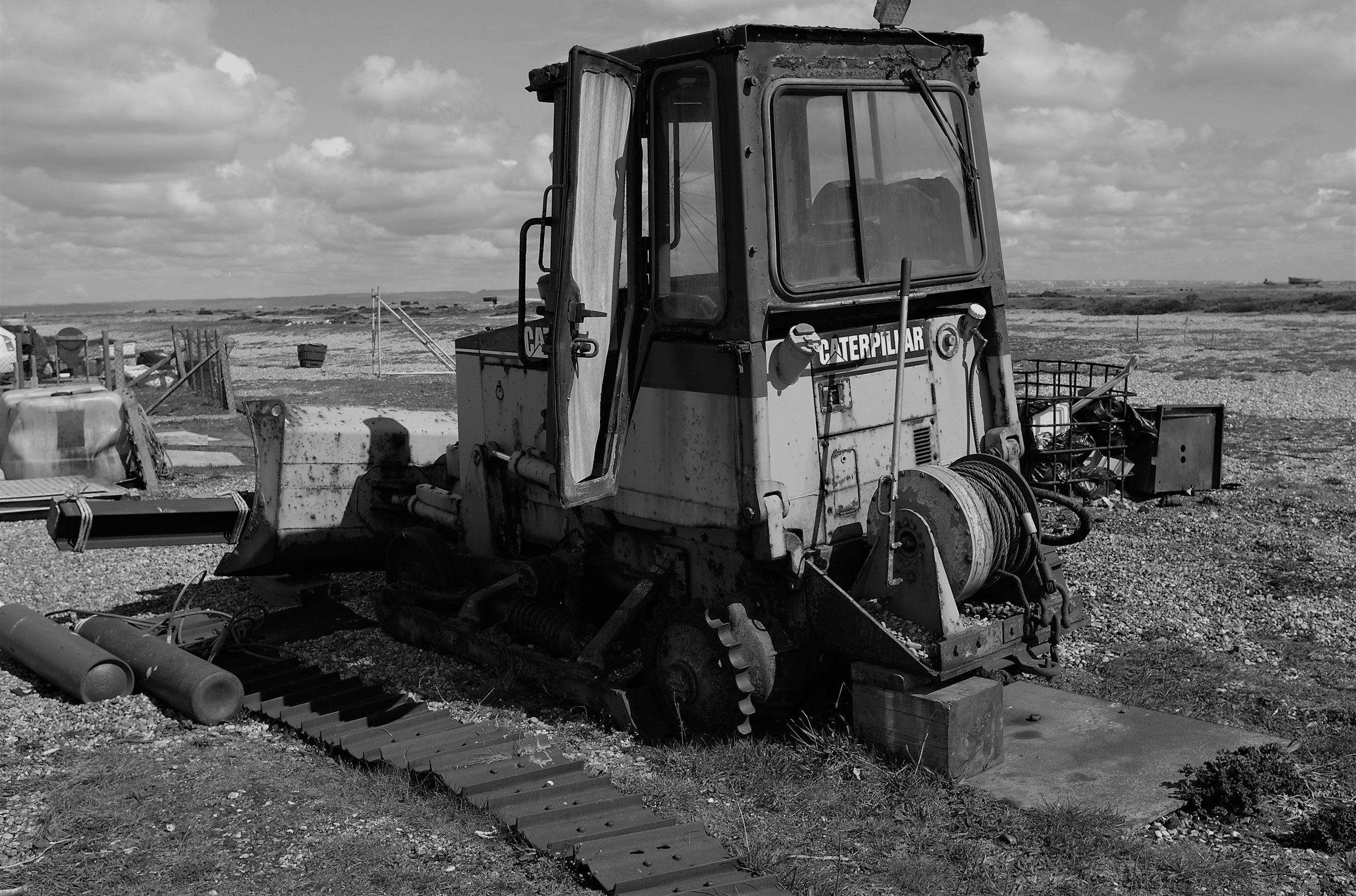 It looks to sea, memories of better days. Its heart is good but the rust of age has taken hold.