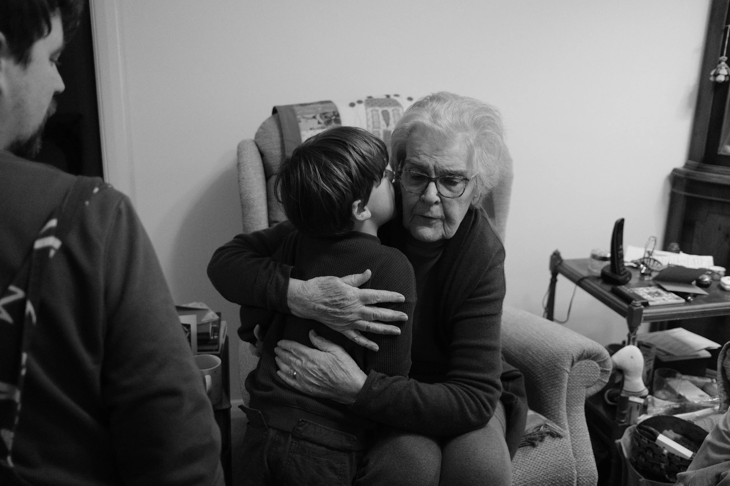 A hug across time, for love of a child never dies.