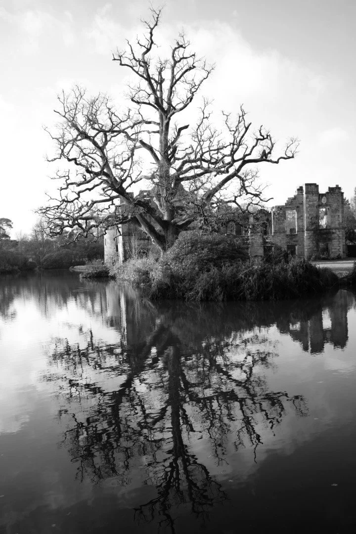 A ruin crumbles, oblivion calls. The works of man are but a second in millennias scheme. 