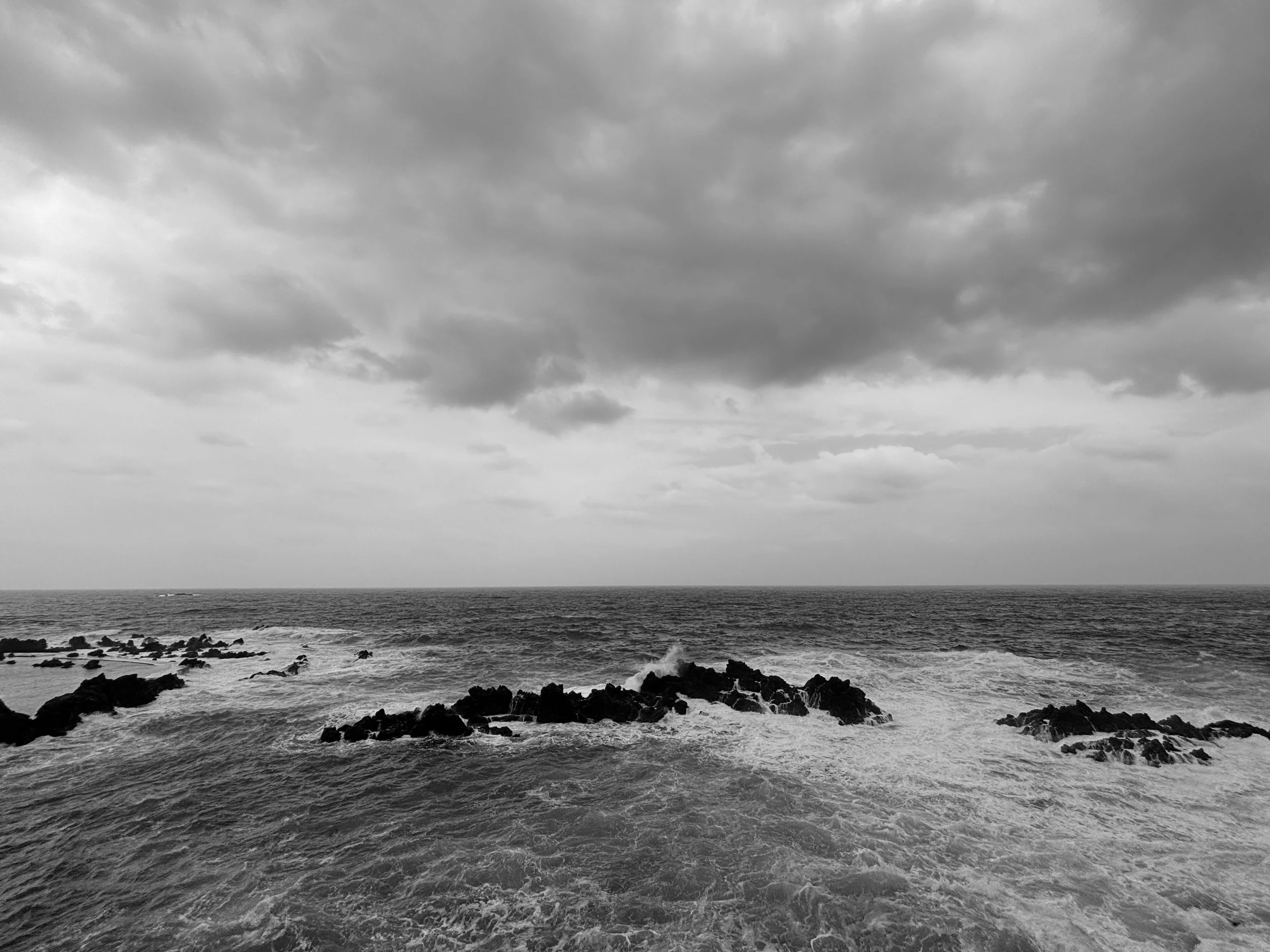 The cloud and sea, they talk of storms and historys tale . The rocks call the unwary traveller to their ruin.