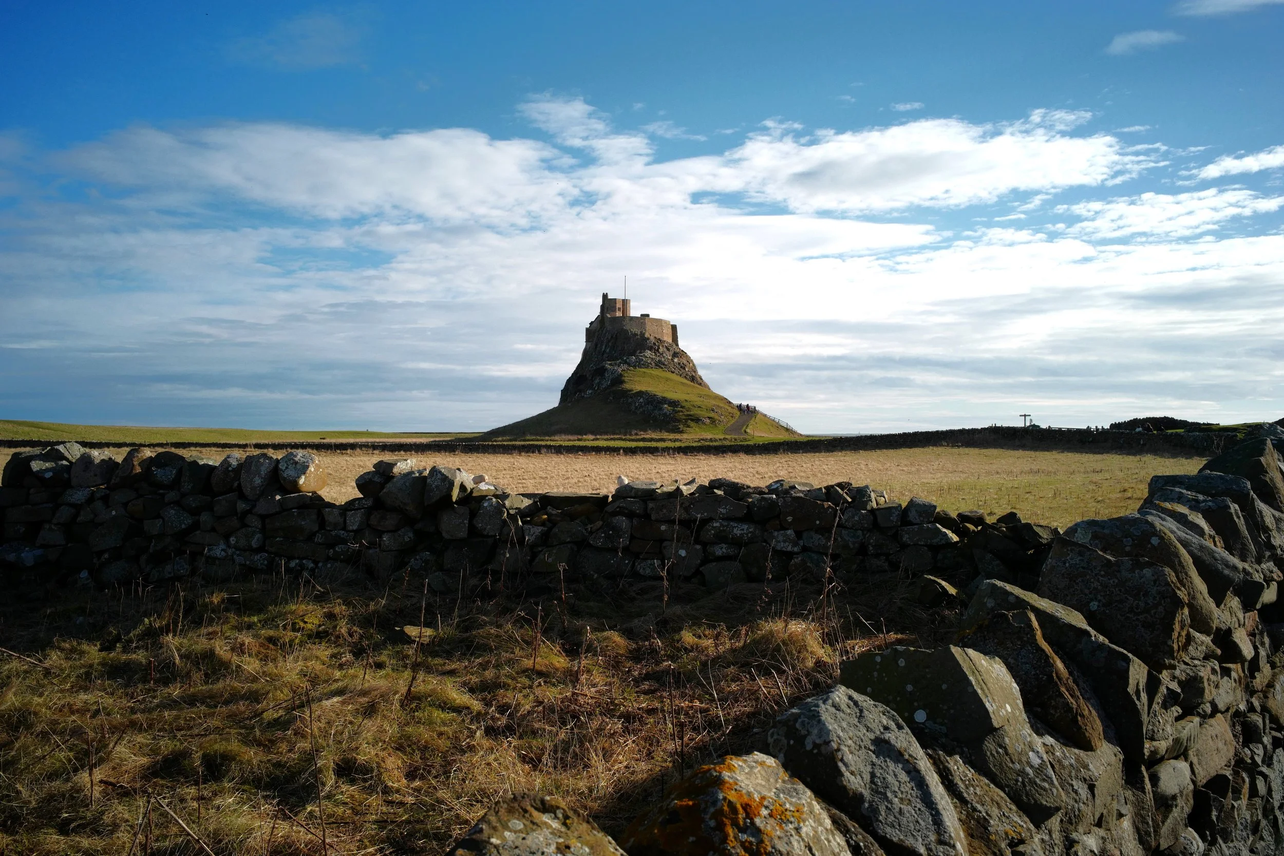 The waters fall, the path revealed. Lindisfarne calls to those that seek