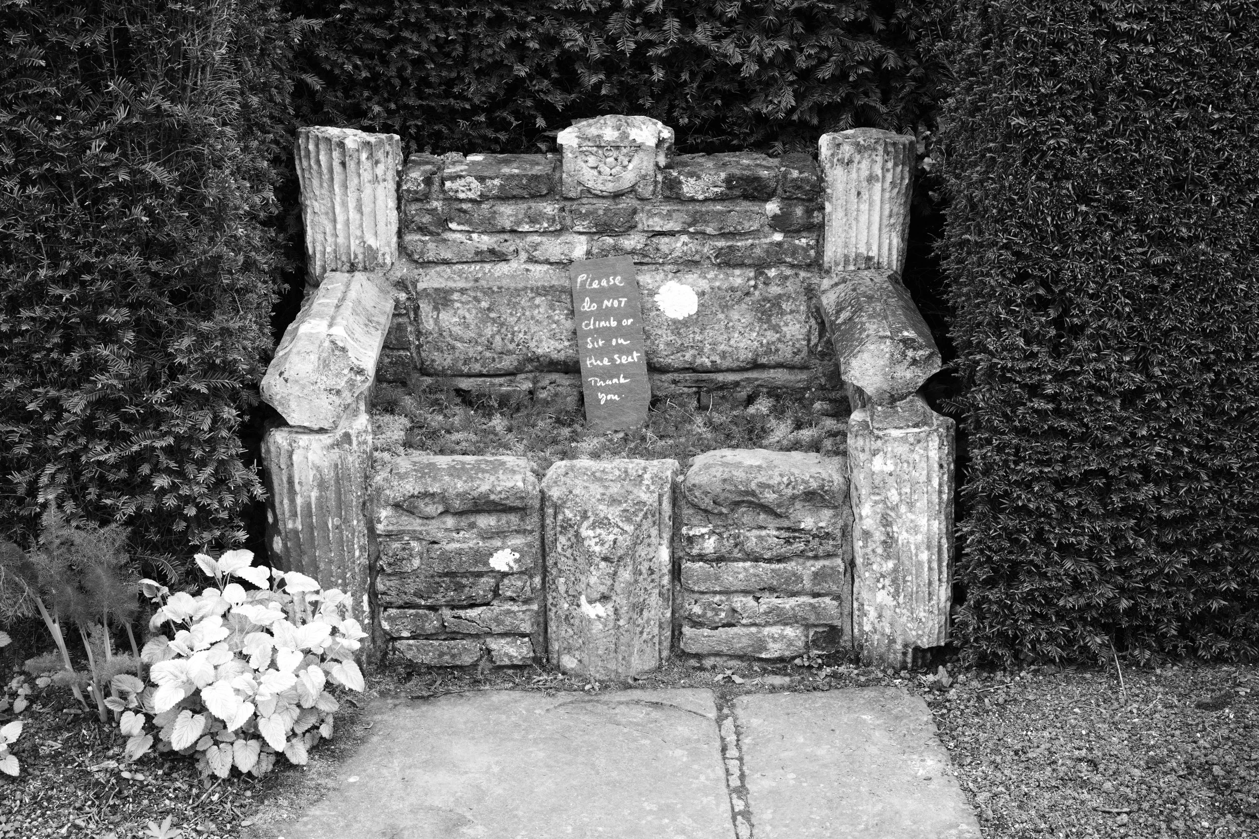 A seat but not for thee, natures throne but who is worthy.