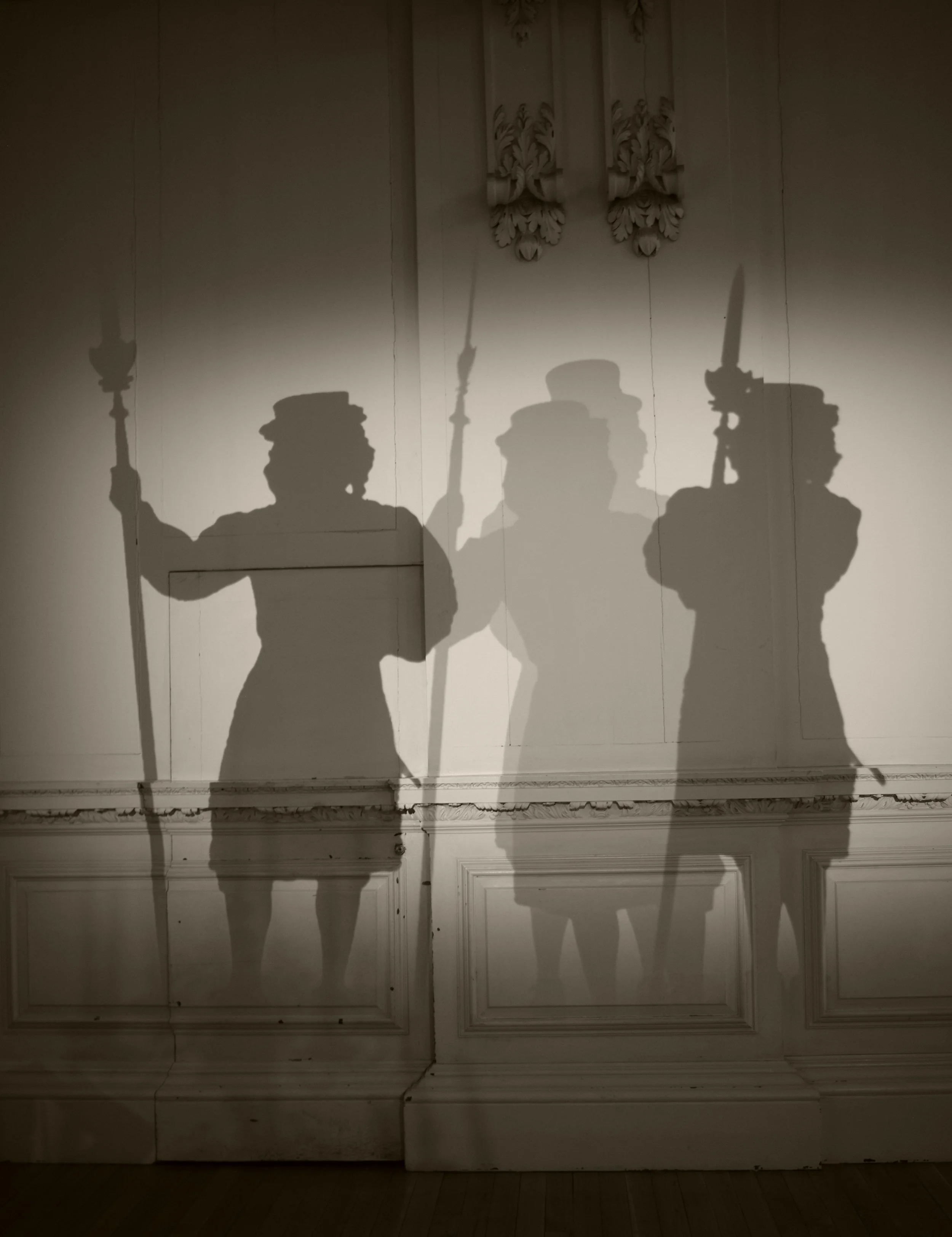 The ghosts of Henry's place, still drips with the sounds of history.  For Hampton Court, the lights still sing and show the way to the Towers end