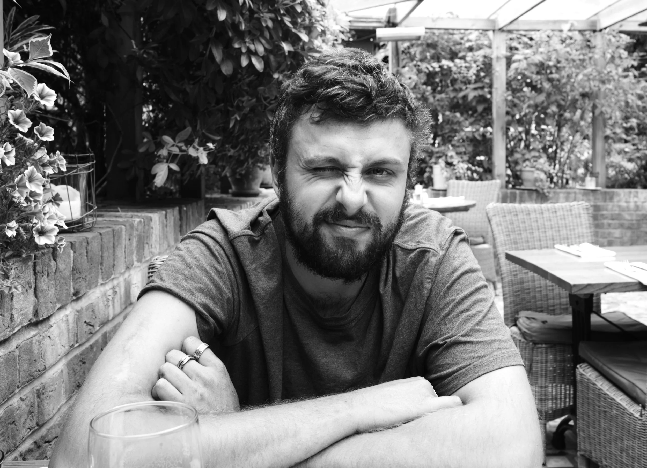 Bah humbug said the grumpy man, but food and beer does mellow.