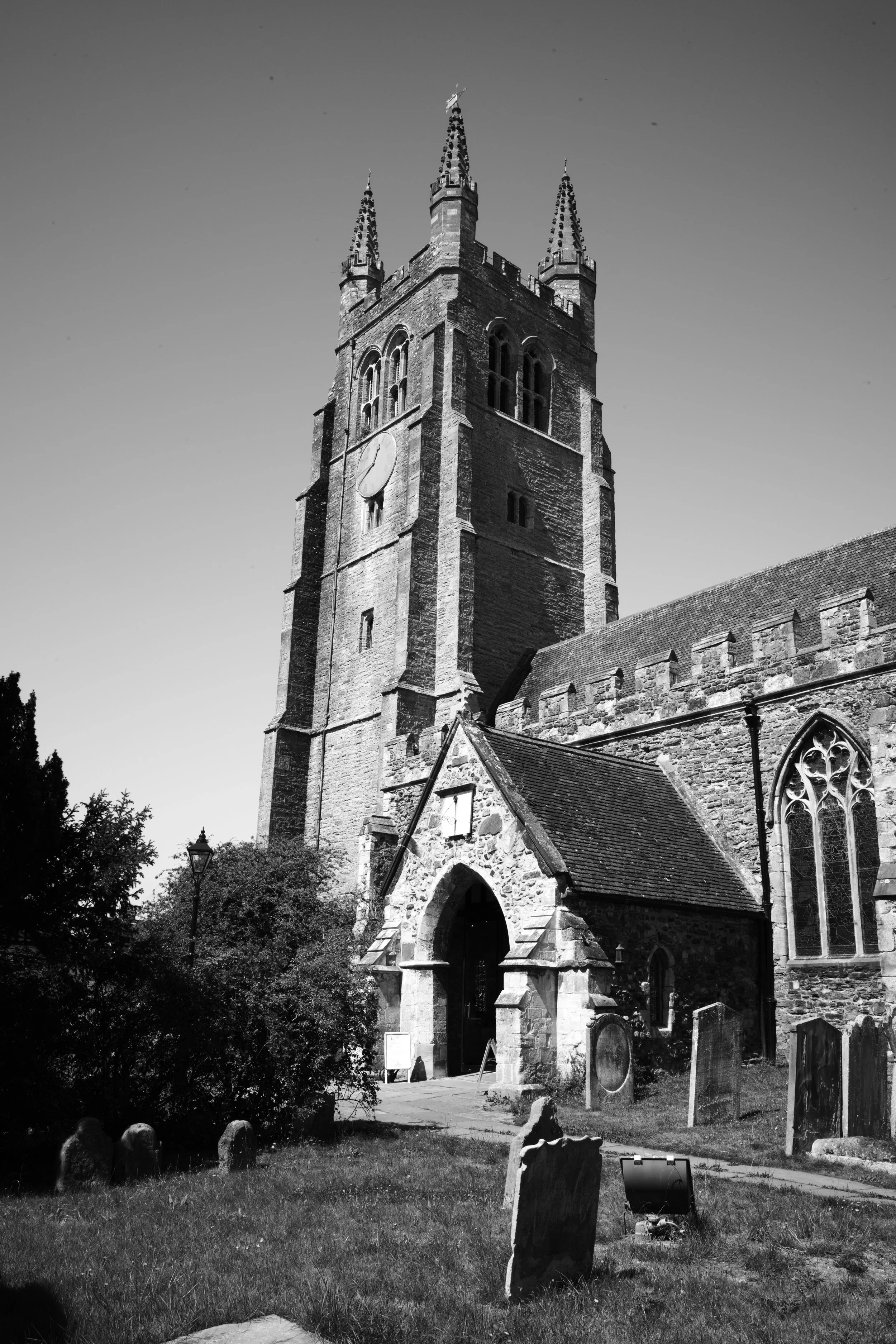 The tower guards the dead, she tends her flock and knows them.
