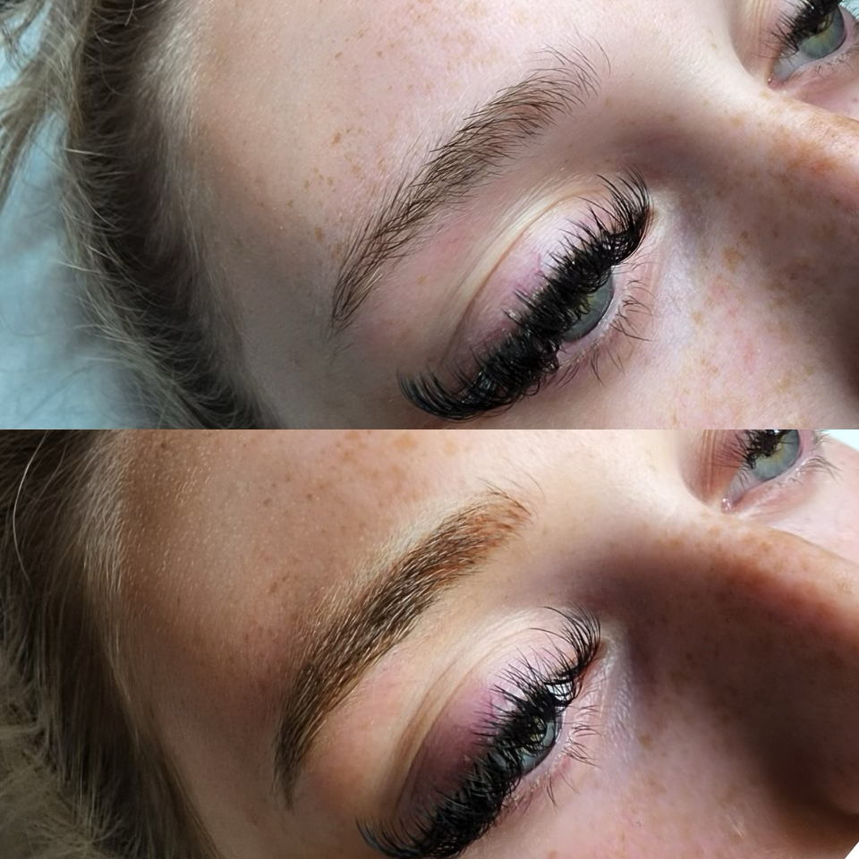 Before and After Powder Brow