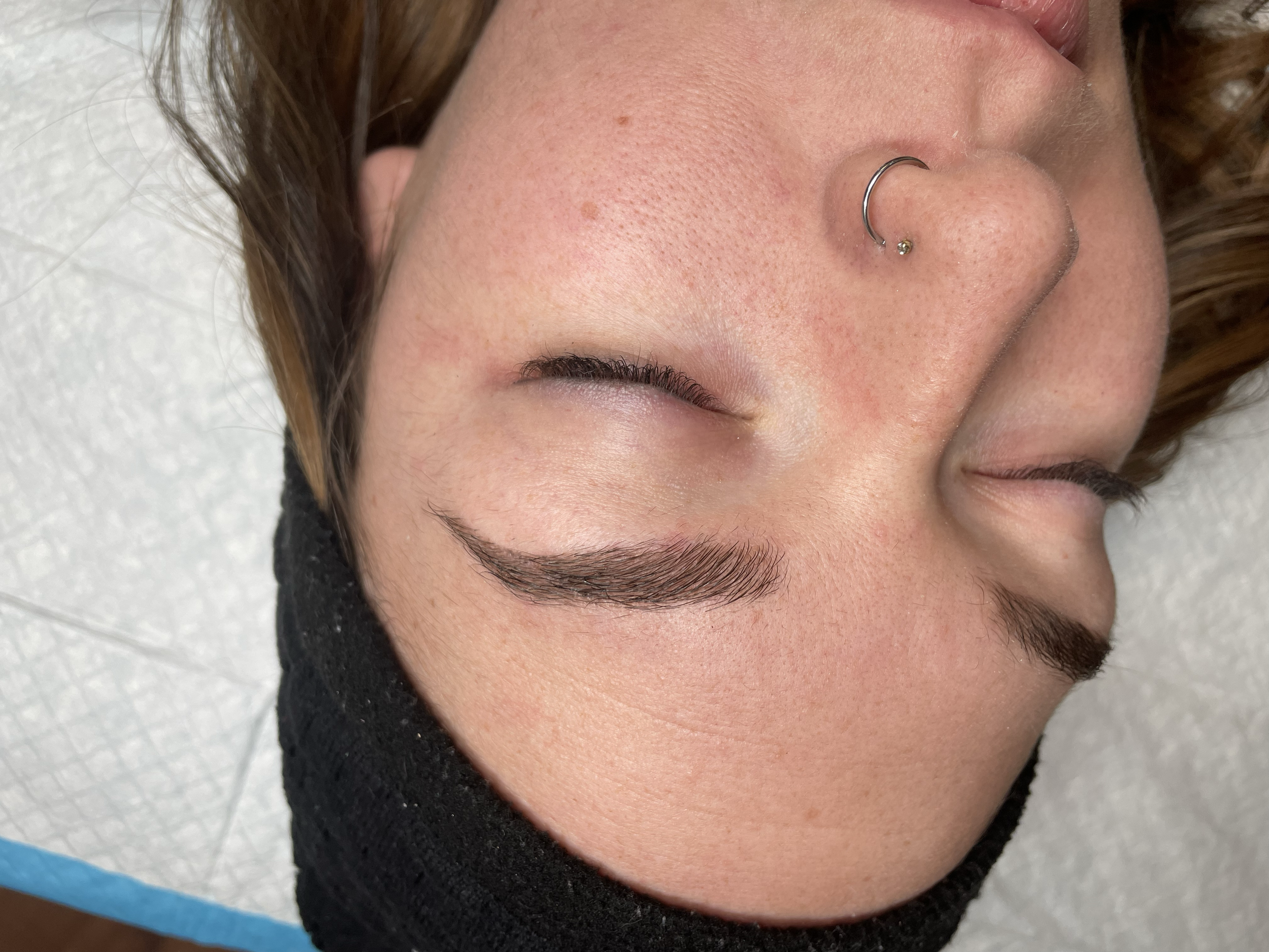 Powder Brow (scar coverage)