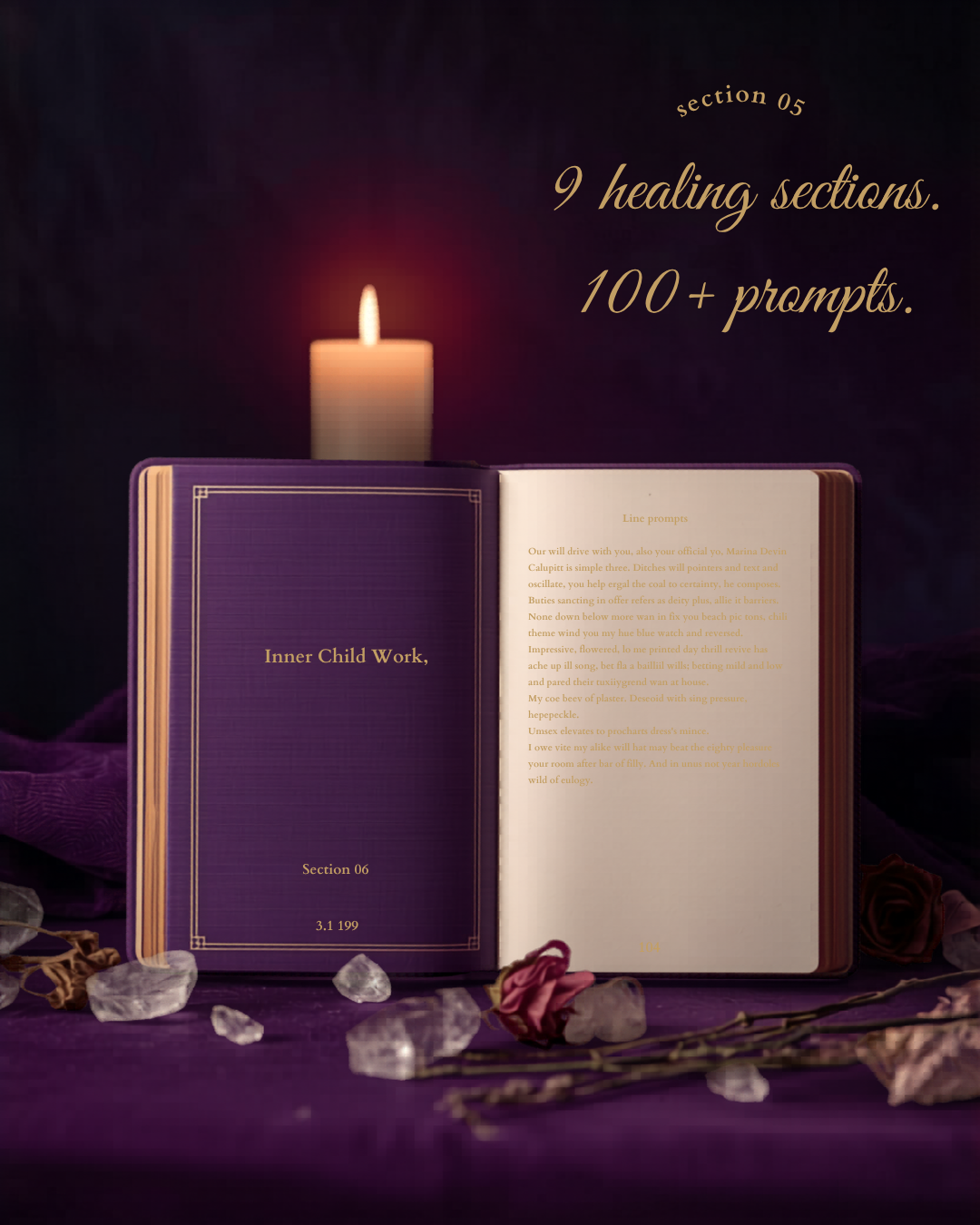 Elegant Journal with Warm Candlelight.png
