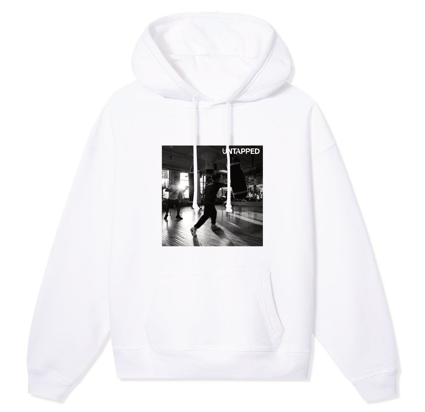 Untapped Boxing Hoodie White