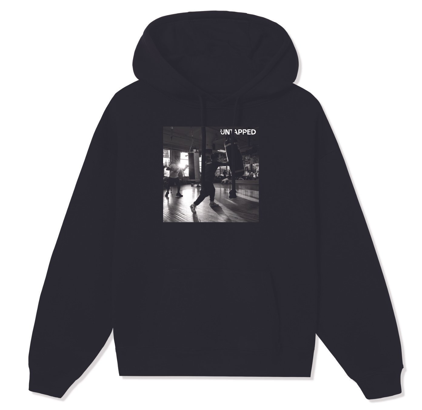 Untapped Boxing Hoodie Black