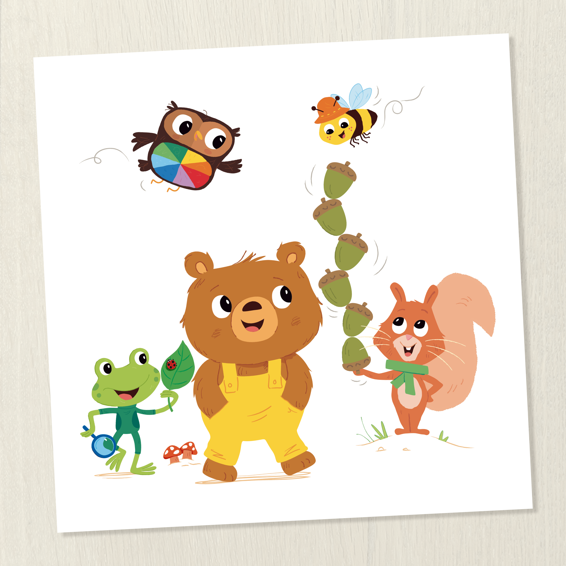 Owl and Friends – Character Design