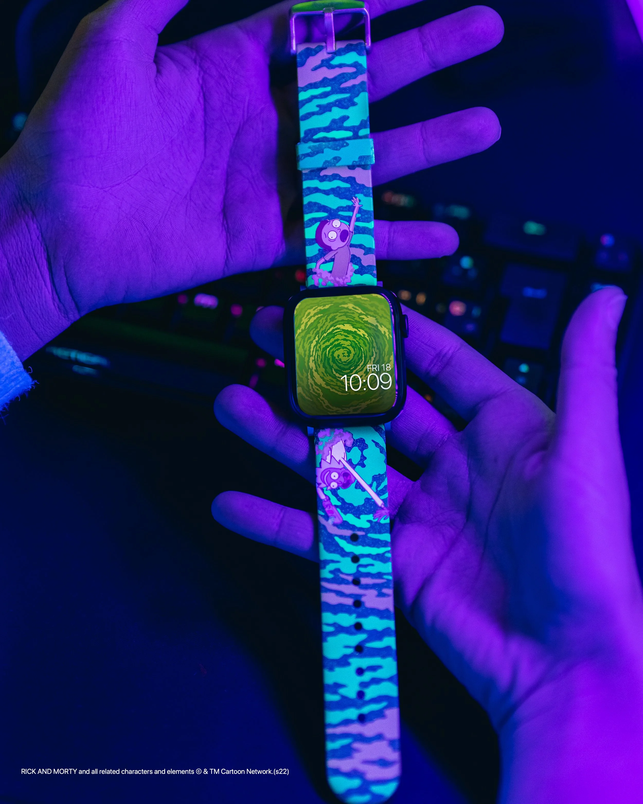 Rick and Morty Apple watch band