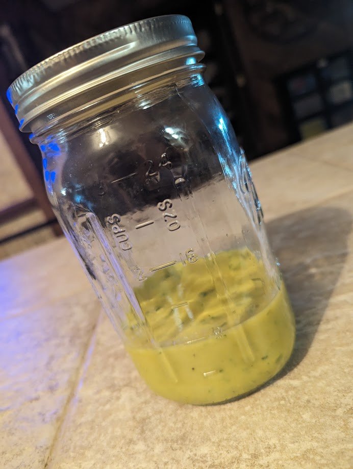A Diversion from Fiber… Garlic Scape Dressing!