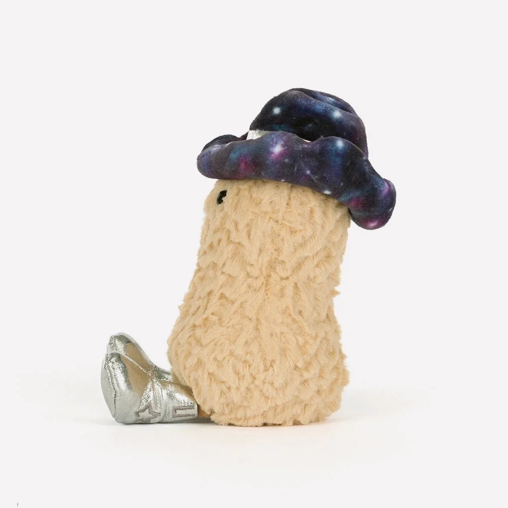 Amuseables Peanut Space Rodeo Outfit by Jellycat, Side View.