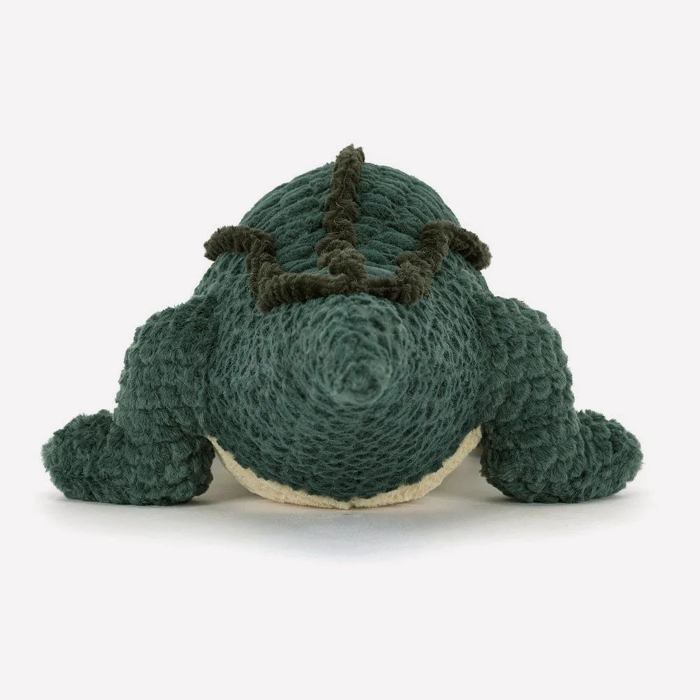 Allexi Alligator by Jellycat, Back View.