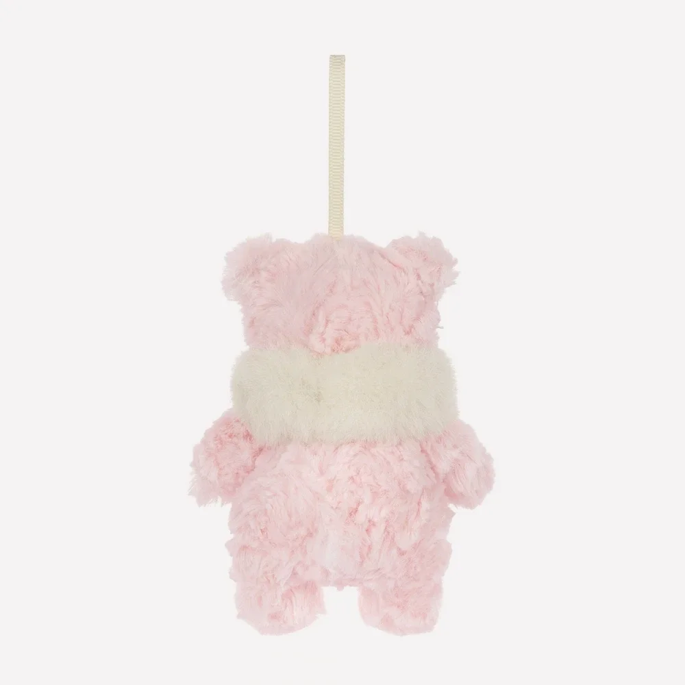 Leola Bear Winter Warmer Decoration by Jellycat, Back View.