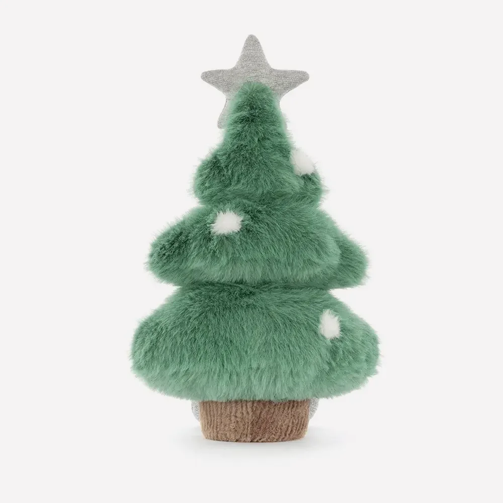 Amuseables Christmas Tree by Jellycat, Back View.