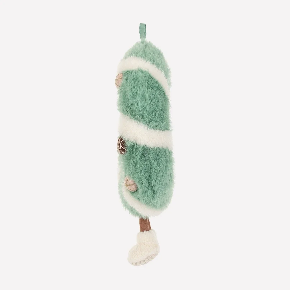 Amuseables Pinecone Wreath by Jellycat, Side View.