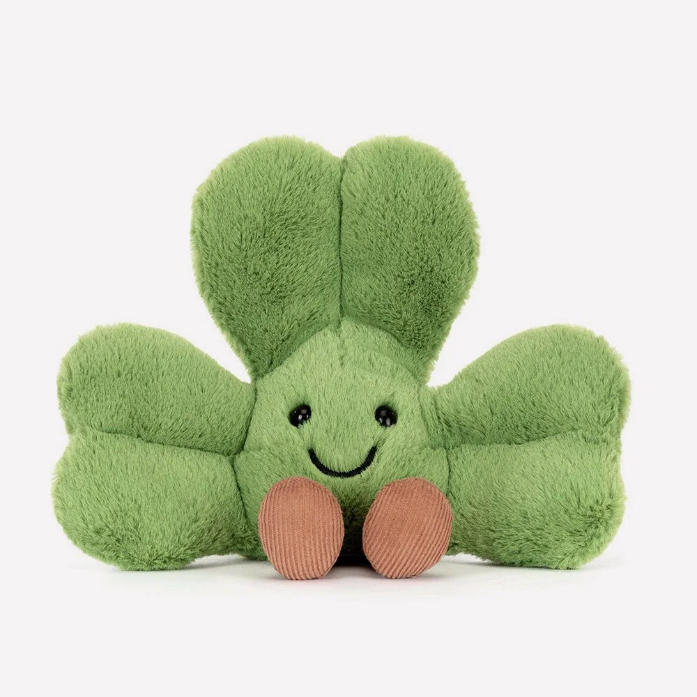 Amuseables Siofra Shamrock by Jellycat, Front View.
