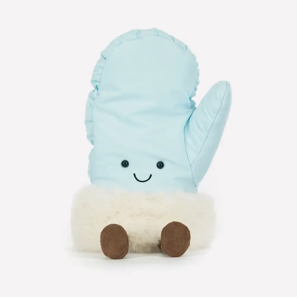 Amuseables Mitten by Jellycat, Front View.