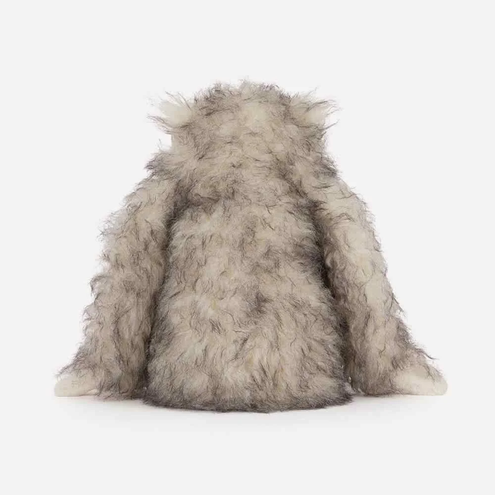 Bretti Yeti by Jellycat, Back View.