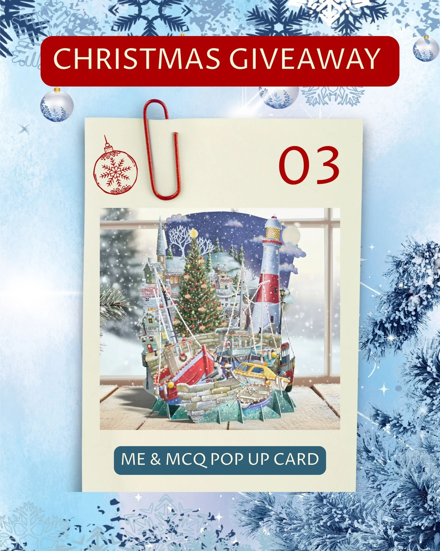 ✨ Attico&rsquo;s Countdown to Christmas Giveaway - on December 5th! ✨

Today&rsquo;s sprinkle of festive magic comes from our Me &amp; McQ Pop-Up Christmas Card - a bestselling design so beautiful you&rsquo;ll want it on display long after the festiv