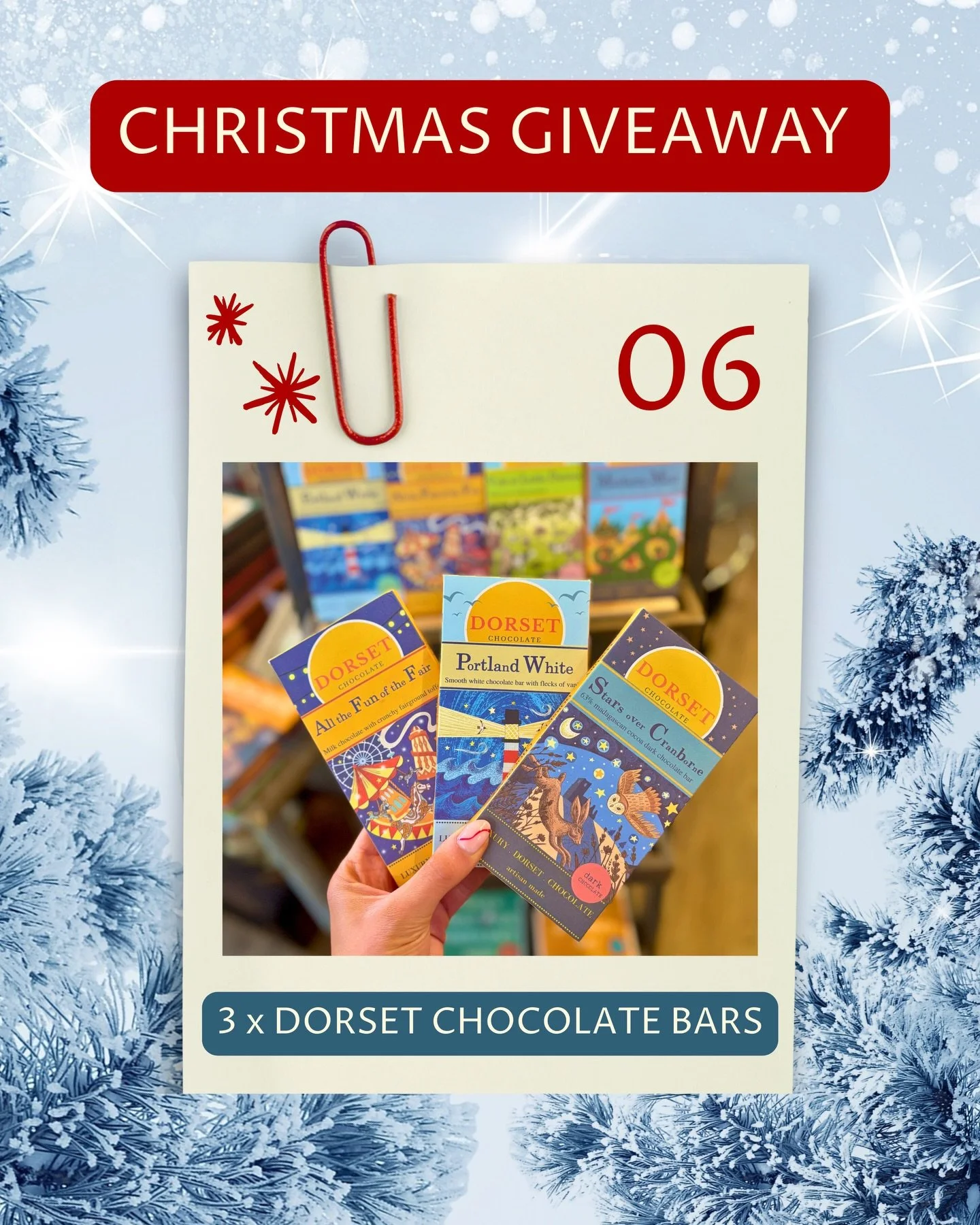 ✨ Attico&rsquo;s Countdown to Christmas &ndash; on December 12th! ✨

We&rsquo;re giving away three delicious locally made Dorset Chocolate bars in the flavours All the Fun of the Fair, Portland White, and Stars Over Cranborne 🍫🍴

To Enter:
✨ Like t