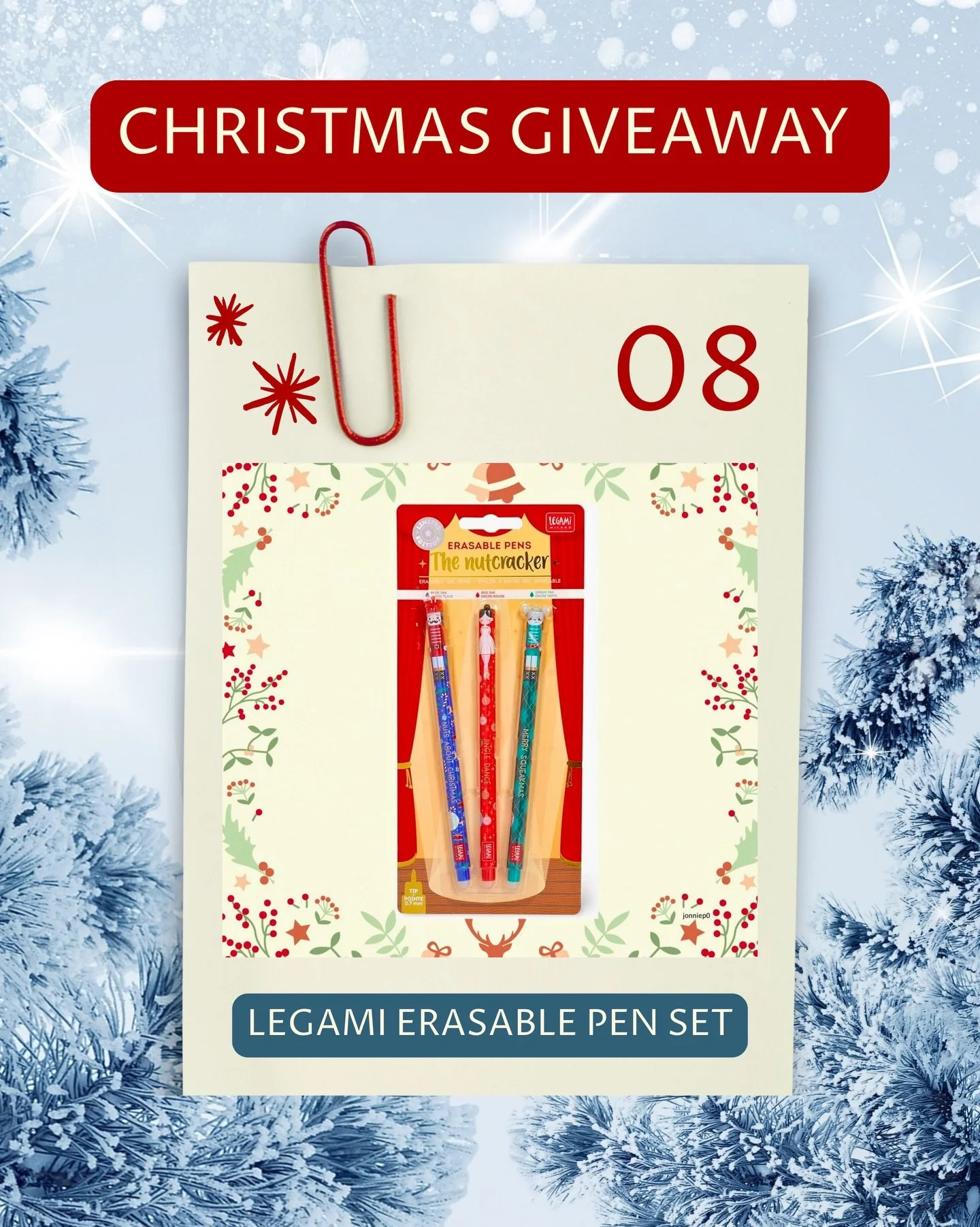 ✨ Attico&rsquo;s Countdown to Christmas &ndash; on December 17th! ✨

Today we&rsquo;re giving away the sought after Legami Erasable Pens &ndash; The Nutcracker Set of 3 🎄✍️✨

Perfect for Christmas lists, festive notes, or a little December journalli