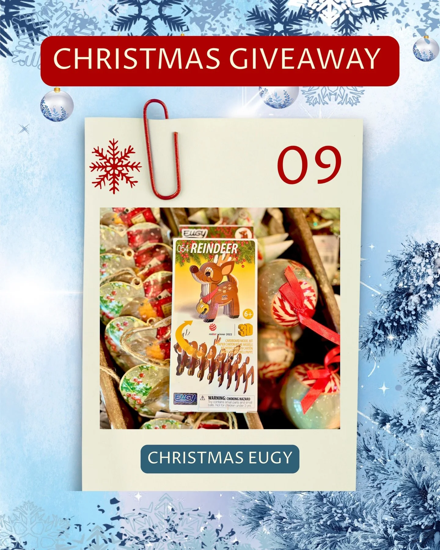 ✨ Attico&rsquo;s Countdown to Christmas &ndash; on December 18th ✨

We&rsquo;re giving away the Christmas @eugy_dodoland Reindeer 3D Model Kit!

A beautifully designed festive craft, perfect for slowing down and getting creative this December 🦌✨

To