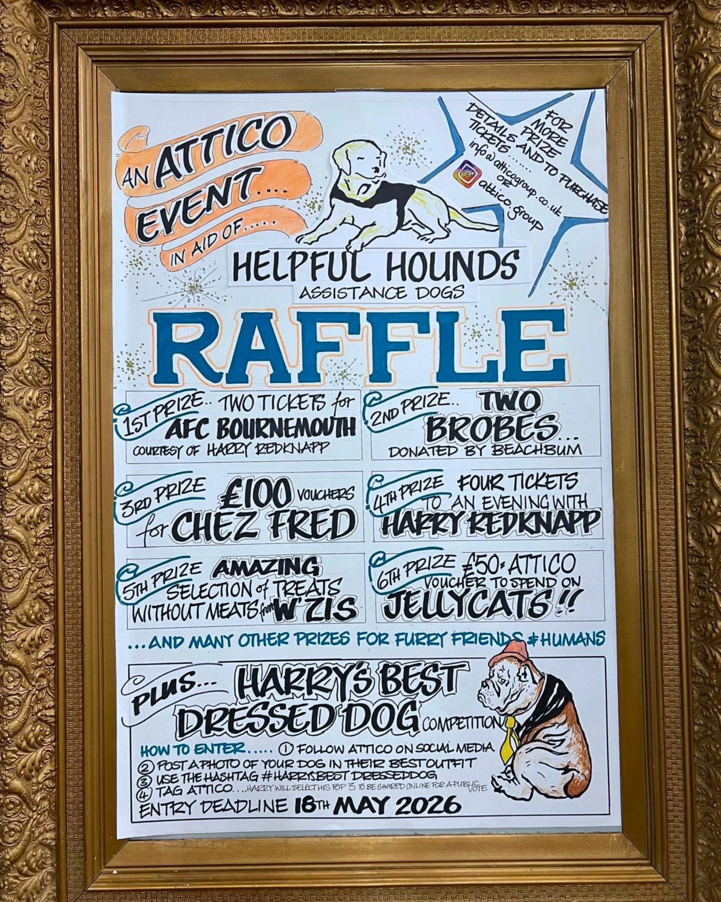 Have you seen this&hellip;? 👀🐾

Something special is happening ✨ 

Our charity raffle in support of Helpful Hounds Assistance Dogs is now live - with a line-up of prizes you won&rsquo;t want to miss 🤍

🎟 Prizes:

1st &mdash; Two tickets to AFC Bo