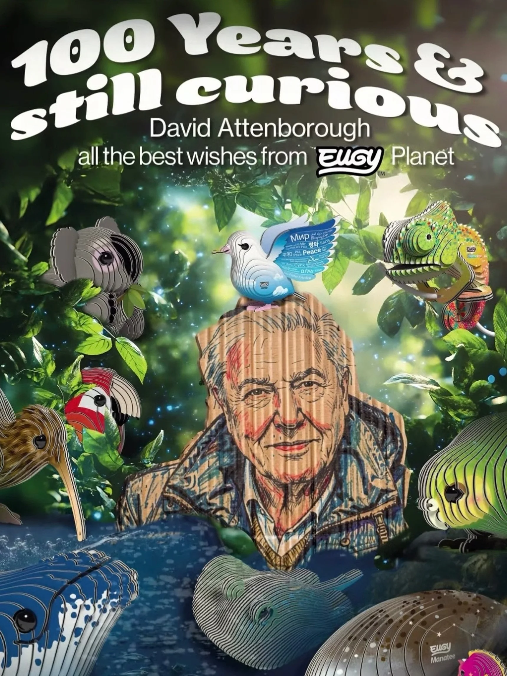 Happy 100th Birthday to Sir David Attenborough 🌍✨

A voice that&rsquo;s inspired generations to care deeply for our planet, wildlife, and the beauty of the natural world. Thank you for inspiring us all to protect it for future generations.

We thoug