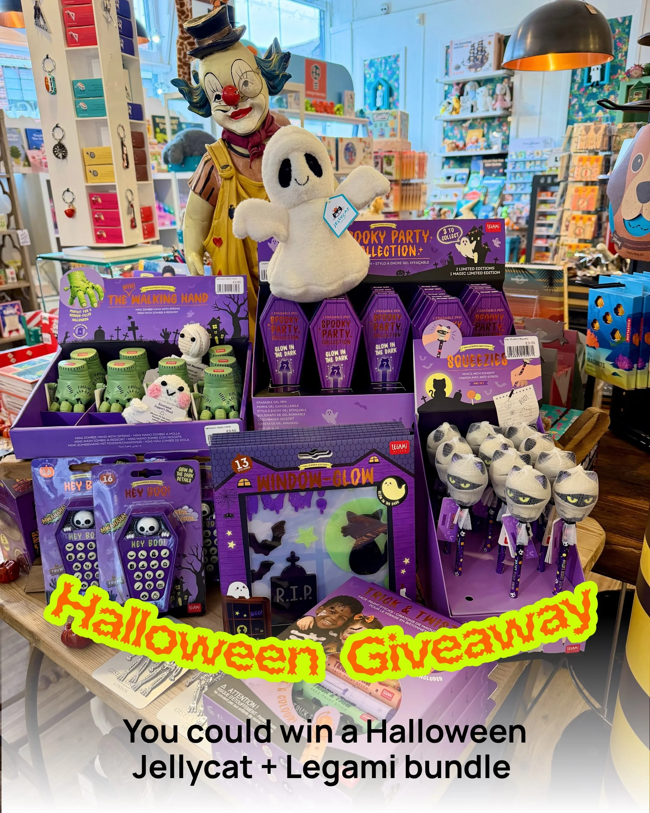 👻 A SPOOKTACULAR GIVEAWAY! 🎃✨

Your two favourite brands, one frightfully fabulous bundle!

We&rsquo;re celebrating spooky season at Attico with a Halloween giveaway featuring two of your most-loved brands, @jellycat and @legami_milano 🖤

One luck