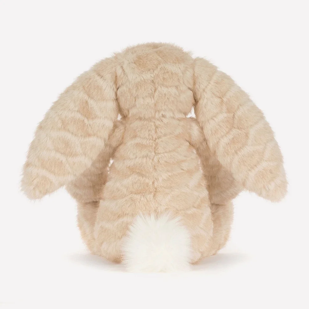 Franilla Luxe Bunny by Jellycat, Front Back View.