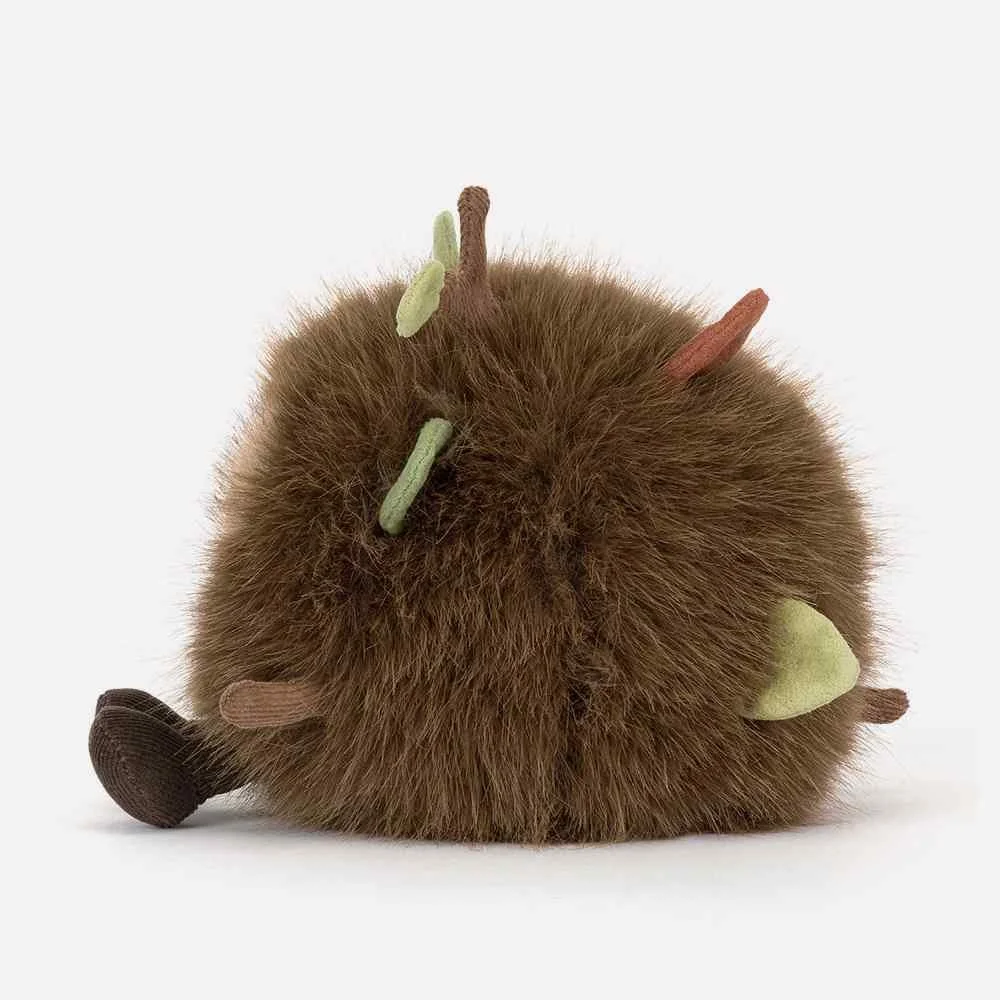 Amuseables Mulshi Woodland Floor by Jellycat, Side View.