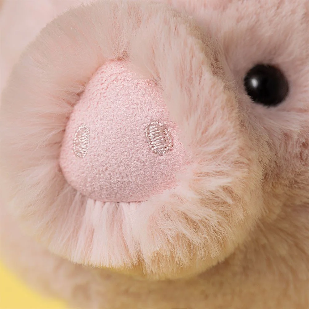 Smudge Pig by Jellycat, Detail View.
