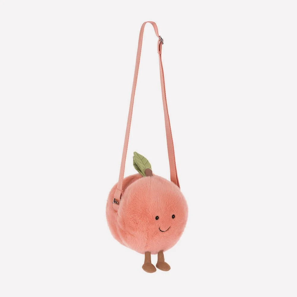 Jellycat Amuseables Peach Shoulder Bag