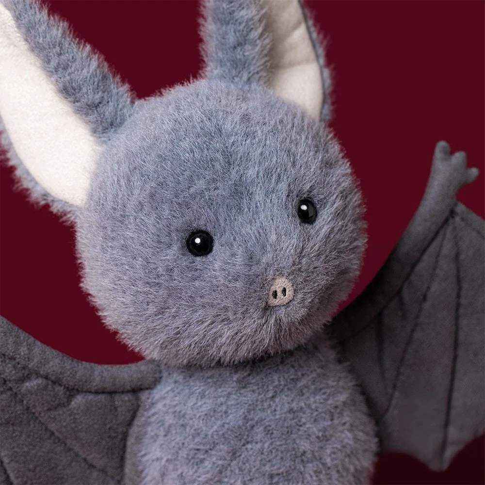 Broox Bat by Jellycat, Detail View.
