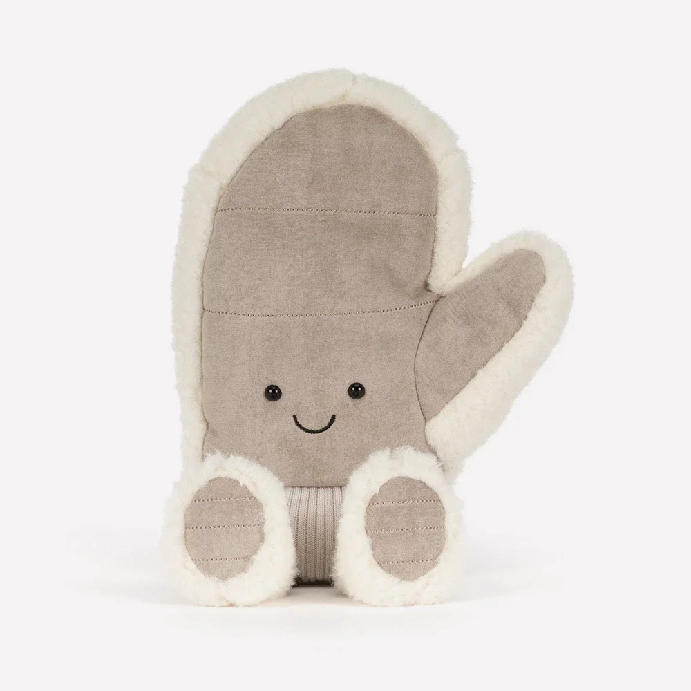 Amuseables Fitswell Mitten by Jellycat, Front View.