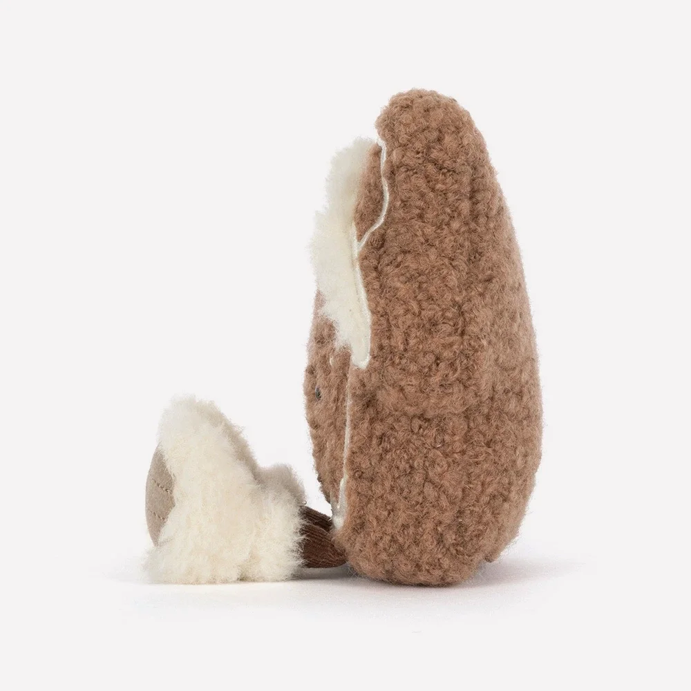 Amuseables Molasi Cookie by Jellycat, Side View.