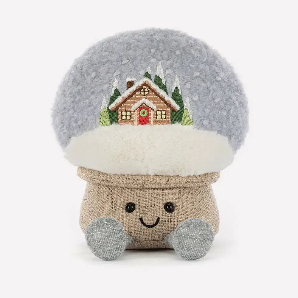Amuseables Snow Globe by Jellycat, Front View.