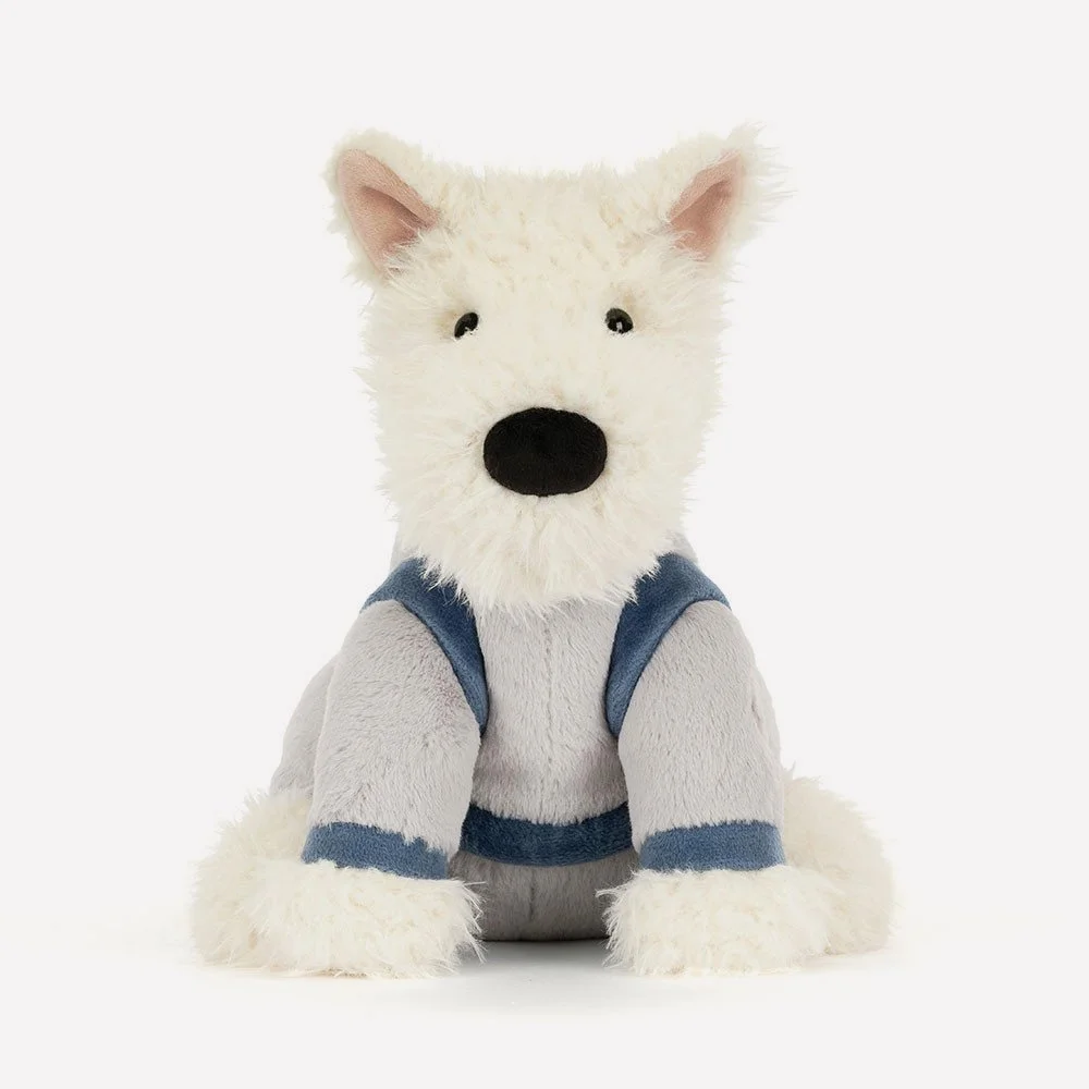 Munro Scottie Dog Space Outfit by Jellycat, Front View.