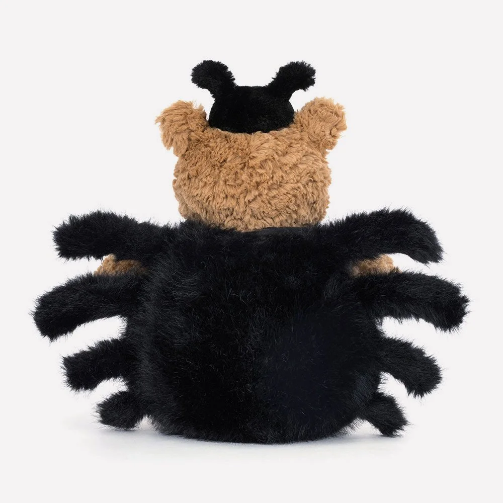 Bartholomew Bear 'Spider' by Jellycat, Back View.
