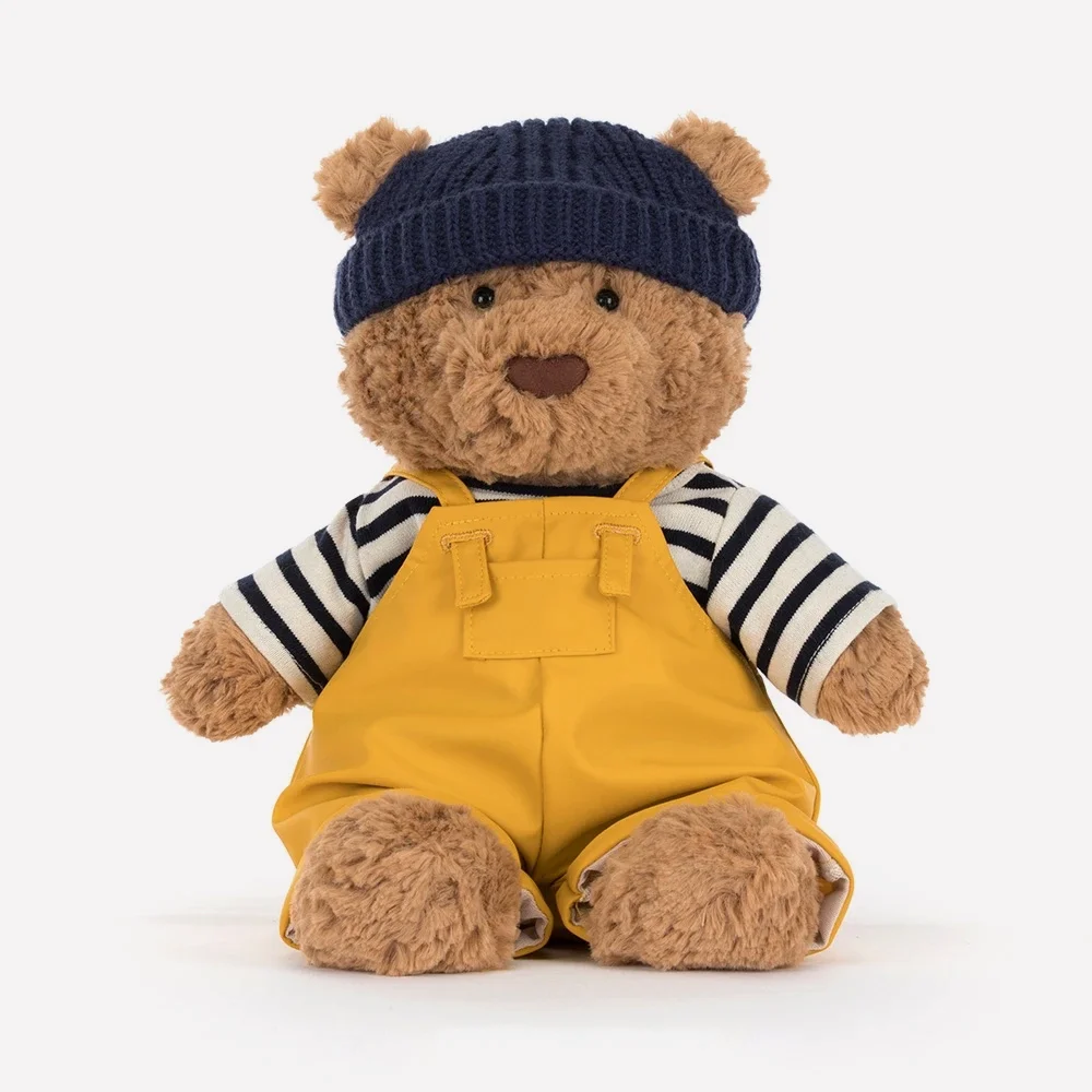 Bartholomew Bear Seafarer Outfit by Jellycat, Front View.